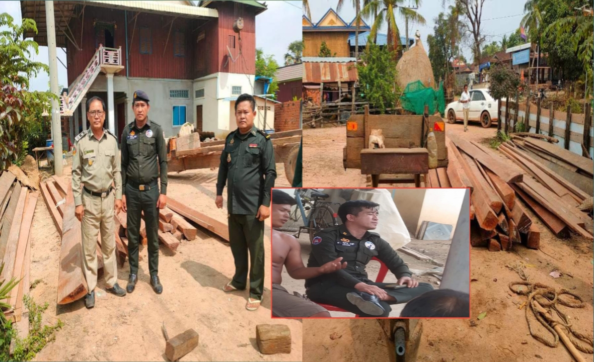 ប្រជាពលរដ្ឋម្នាក់ជាម្ចាស់គោយន្តកន្ត្រៃ ចោទមន្ត្រីប៉េអឹមខេត្តកំពង់ធំ ទទូលយកសំណង ចំនួន៤លានរៀល ក្នុងករណីគោយន្តប៉ះរថយន្ត រួចស្ទួចយកគោយន្តគាត់ទៀត