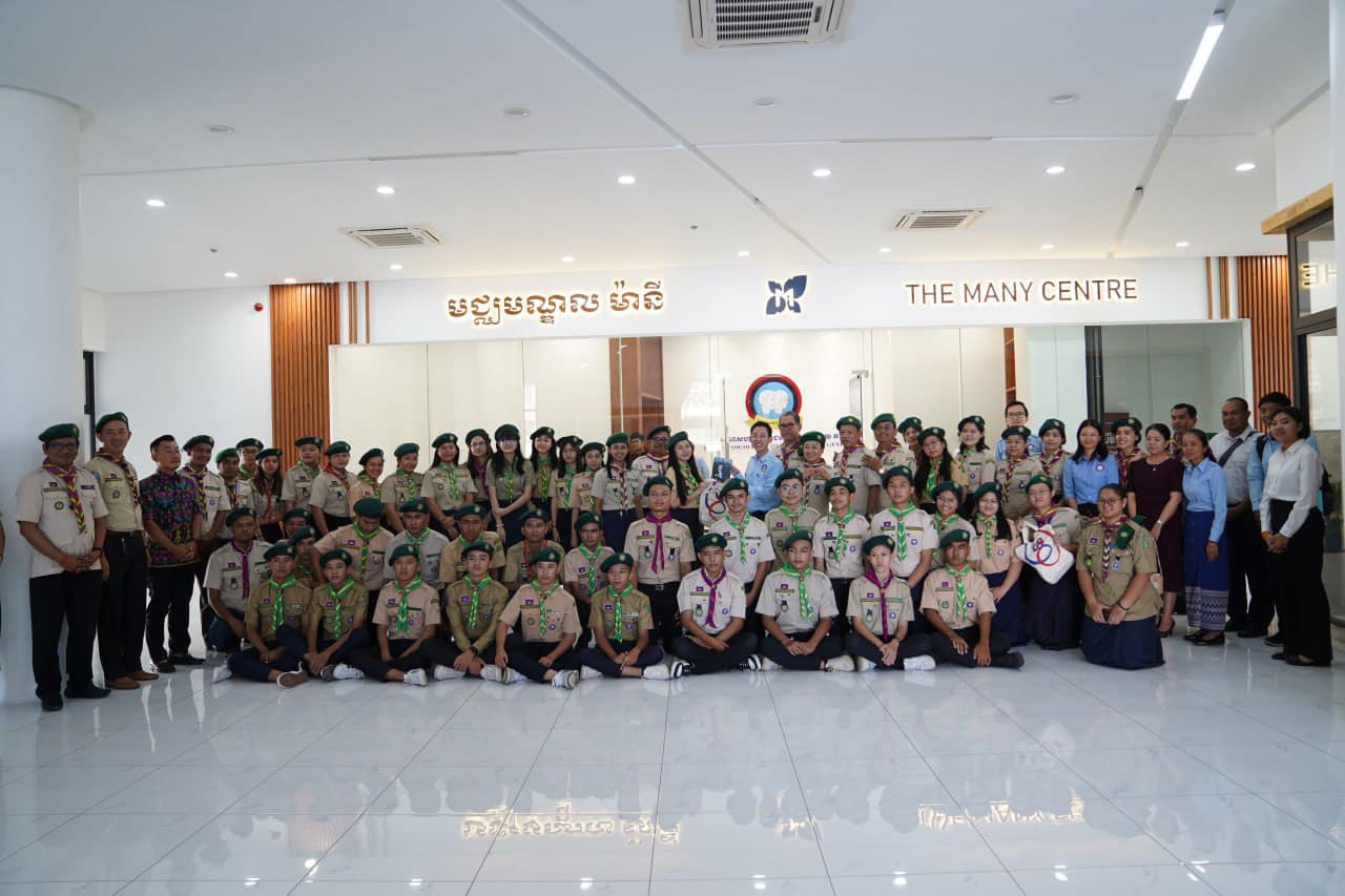 ឯកឧត្តម សុខ សប្បាយណា សមាជិកគណៈអចិន្តៃ្រយ៍នៃគណៈកម្មាធិការកណ្តាល ស.ស.យ.ក. តំណាងឯកឧត្តម ហ៊ុន ម៉ានីអញ្ជើញទទួលជួបសំណេះសំណាលជាមួយប្រតិភូកាយរឹទ្ធិជាតិកម្ពុជា