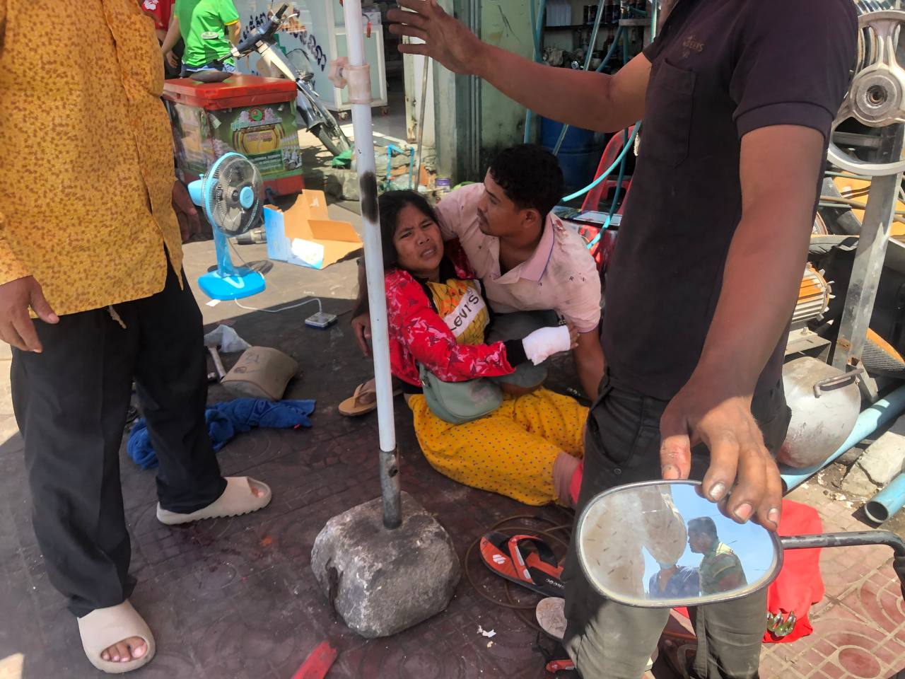 ផ្ទុះធុងខ្យល់បណ្តាលឱ្យរបួសធ្ងន់ស្រាល២នាក់នៅសង្កាត់ចោមចៅទី៣