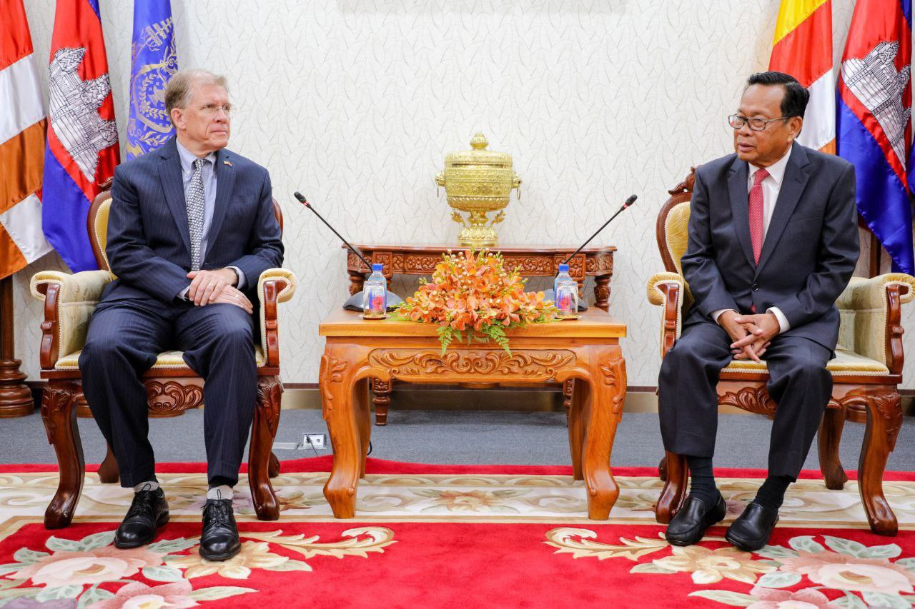 កម្ពុជា-អាមេរិកបន្តពង្រឹងពង្រីកកិច្ចសហប្រតិបត្តិការ សំដៅបង្កើនទំហំពាណិជ្ជកម្ម វិនិយោគទុន និងបង្កើតឱកាសការងារបន្ថែមទៀត
