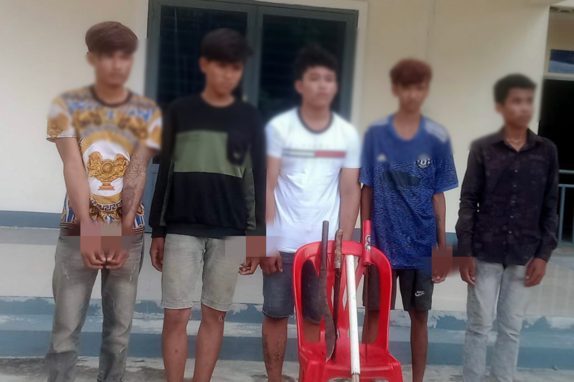 សមត្ថកិច្ចឃាត់ខ្លួនជនសង្ស័យ៥នាក់ពាក់ព័ន្ធករណីហិង្សាដោយចេតនាបណ្ដាលអោយបុរសម្នាក់ស្លាប់