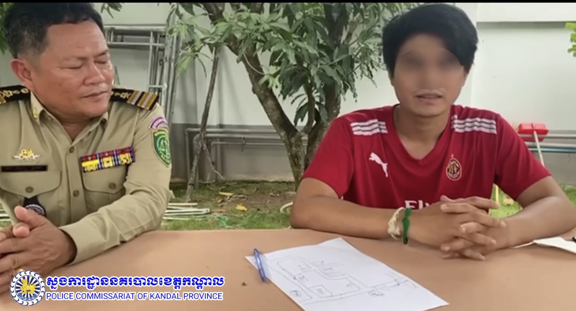 ជំពាក់បំណុលគេបែកគំនិតយកម៉ូតូទៅបញ្ចាំហើយយកដុំថ្មវាយក្បាលខ្លួនឯងរួចមកប្តឹងសមត្ថកិច្ចថាជាករណីប្លន់យកម៉ូតូ