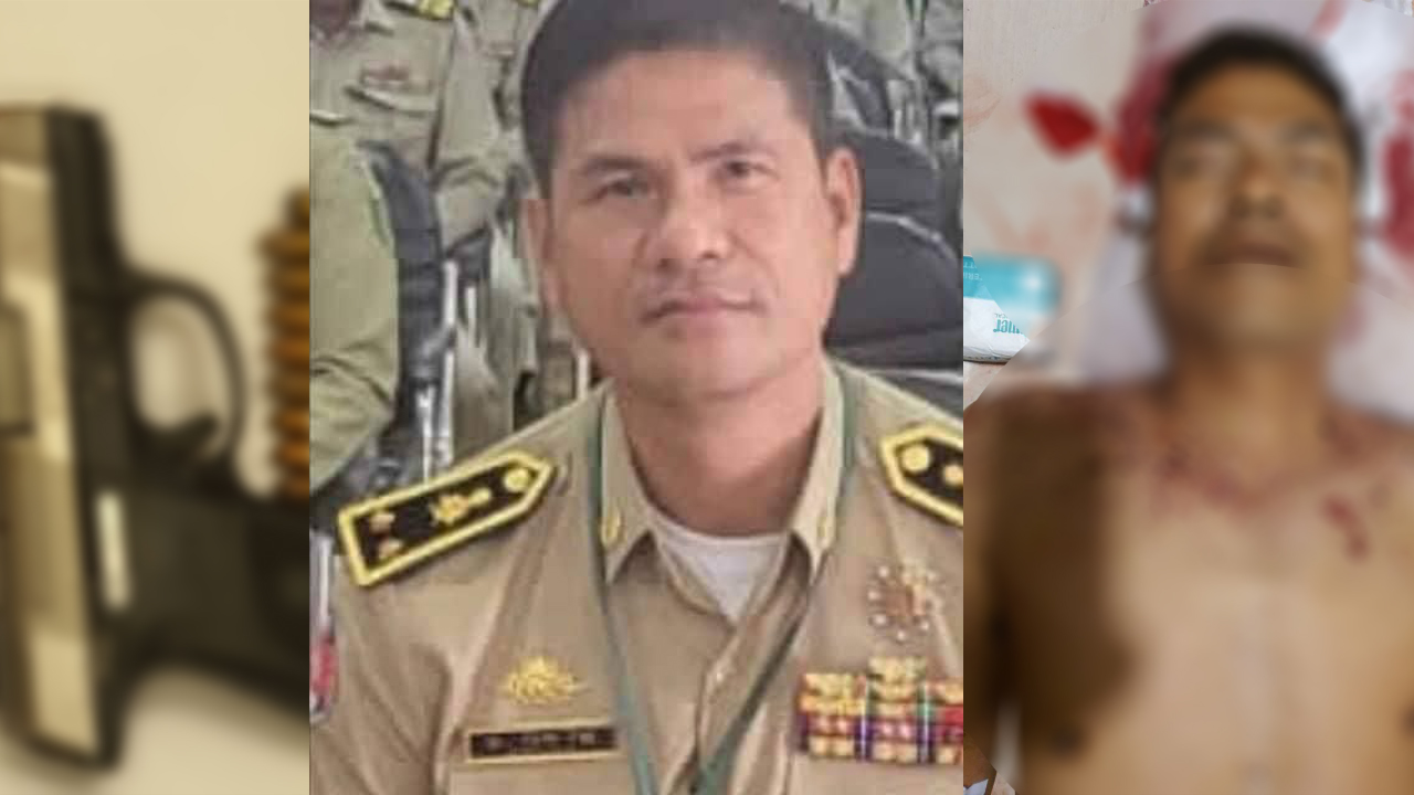 លោកផ្កាយ២ អនុប្រធាននាយកដ្ឋានព្រហ្មទណ្ឌក្រសួងមហាផ្ទៃបាញ់សម្លាប់ខ្លួន ព្រោះមានវិបត្តិគ្រួសារ