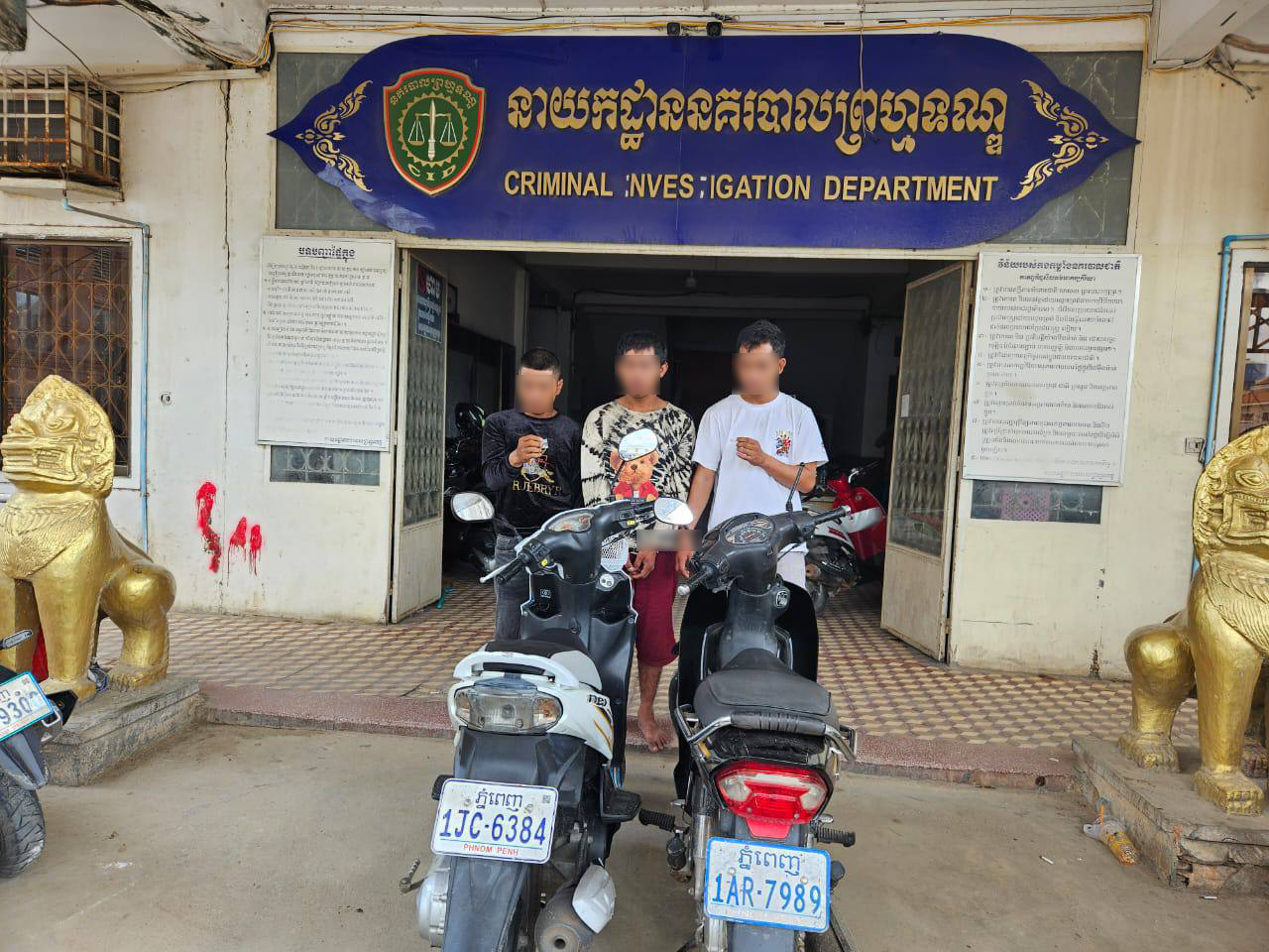 ក្រុមចោរជំនាញកញ្ចក់រថយន្តក៏លួច លួច(កាច់ក) ម៉ូតូក៏ចេះ ត្រូវកម្លាំងនាយកដ្ឋាននគរបាលព្រហ្មទណ្ឌបង្ក្រាបបាន