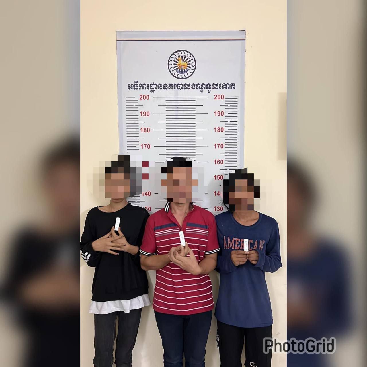 កម្លាំងនគរបាលខណ្ឌទួលគោកឃាត់ខ្លួនជនសង្ស័យ០៣នាក់ ពាក់ព័ន្ធករណីគ្រឿងញៀន