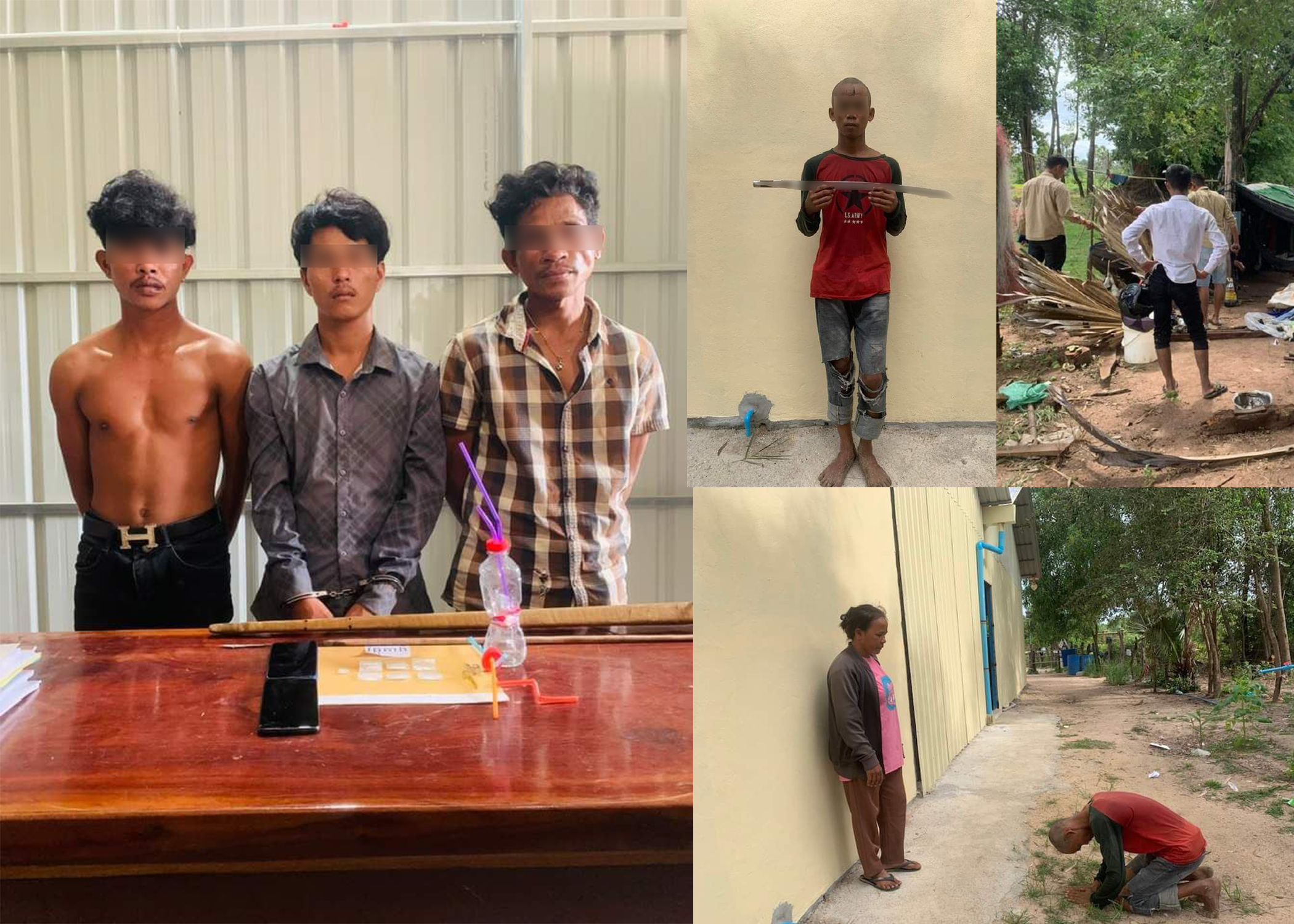 នគរបាលឆ្មក់បង្ក្រាបជំរុំរបស់ក្រុមក្មេងទំនេីង តែងតែប្រមូលផ្តុំគ្នាសេពគ្រឿងញៀន បង្គអសន្តិសុខ និងភាពអនាធិបតេយ្យទាំងយប់ទាំងថ្ងៃដល់សង្គម