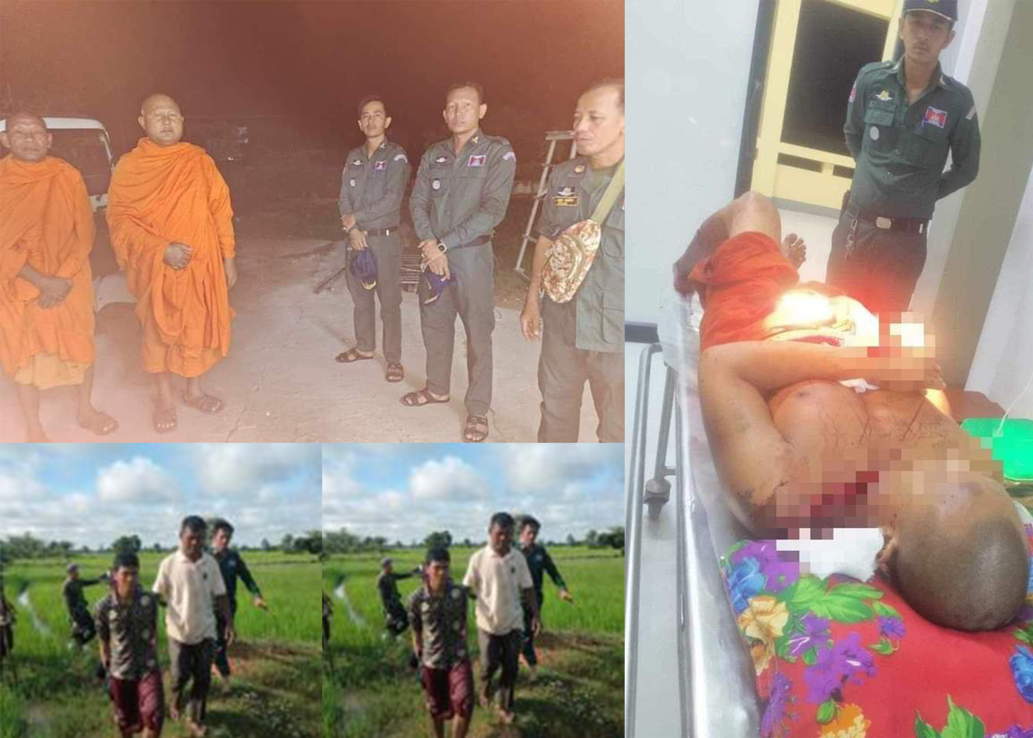 ចាប់បានហើយកូនសេកដែលទាញកាំបិតកាប់លោកសង្ឃមួយអង្គរបួសធ្ងន់ បន្ទាប់ពីគេចខ្លួនបានមួយថ្ងៃ