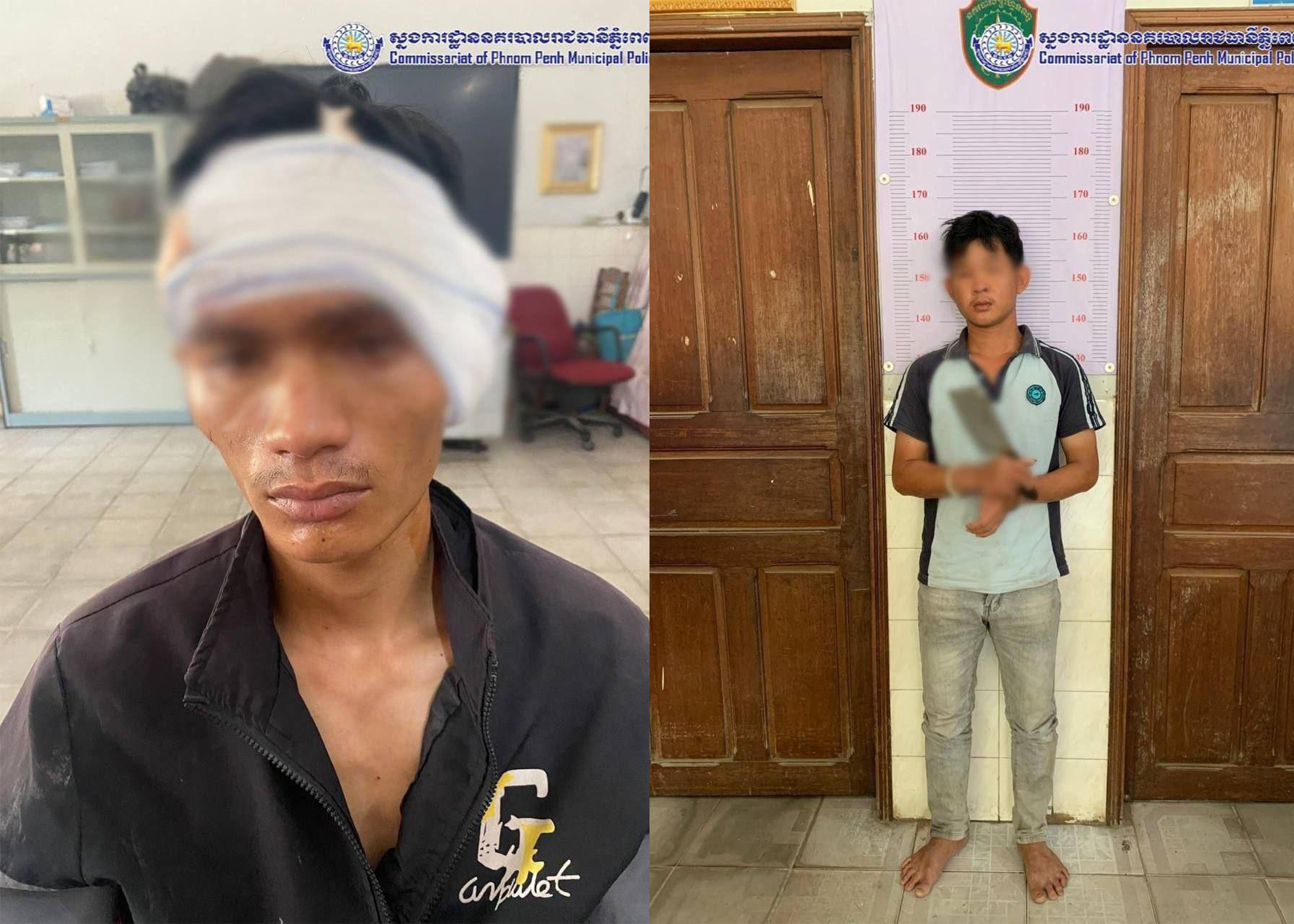 ជនសង្ស័យម្នាក់ ពាក់ព័ន្ធករណីផឹកស៊ីបង្កជាអំពើហិង្សា ត្រូវបានកម្លាំងប៉ុស្តិ៍នគរបាលរដ្ឋបាលច្បារអំពៅ១ ឃាត់ខ្លួន