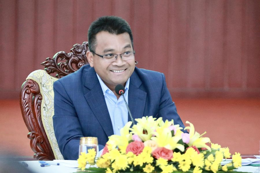 ឯកឧត្តម ប៉េង ពោធិ៍នា រដ្ឋមន្រ្តីក្រសួងសាធារណការ និងដឹកជញ្ជូន បានអញ្ជើញជាអធិបតីដ៏ខ្ពង់ខ្ពស់នៅក្នុងពិធីសំណេះសំណាលជាមួយថ្នាក់ដឹកនាំ បុគ្គលិកជាមន្រ្តីរាជការ និងមន្រ្ដីជាប់កិច្ចសន្យា នៃអគ្គនាយកដ្ឋានរដ្ឋបាល និងហិរញ្ញវត្ថុ នៃក្រសួងសាធារណការ និងដឹកជញ្ជូន