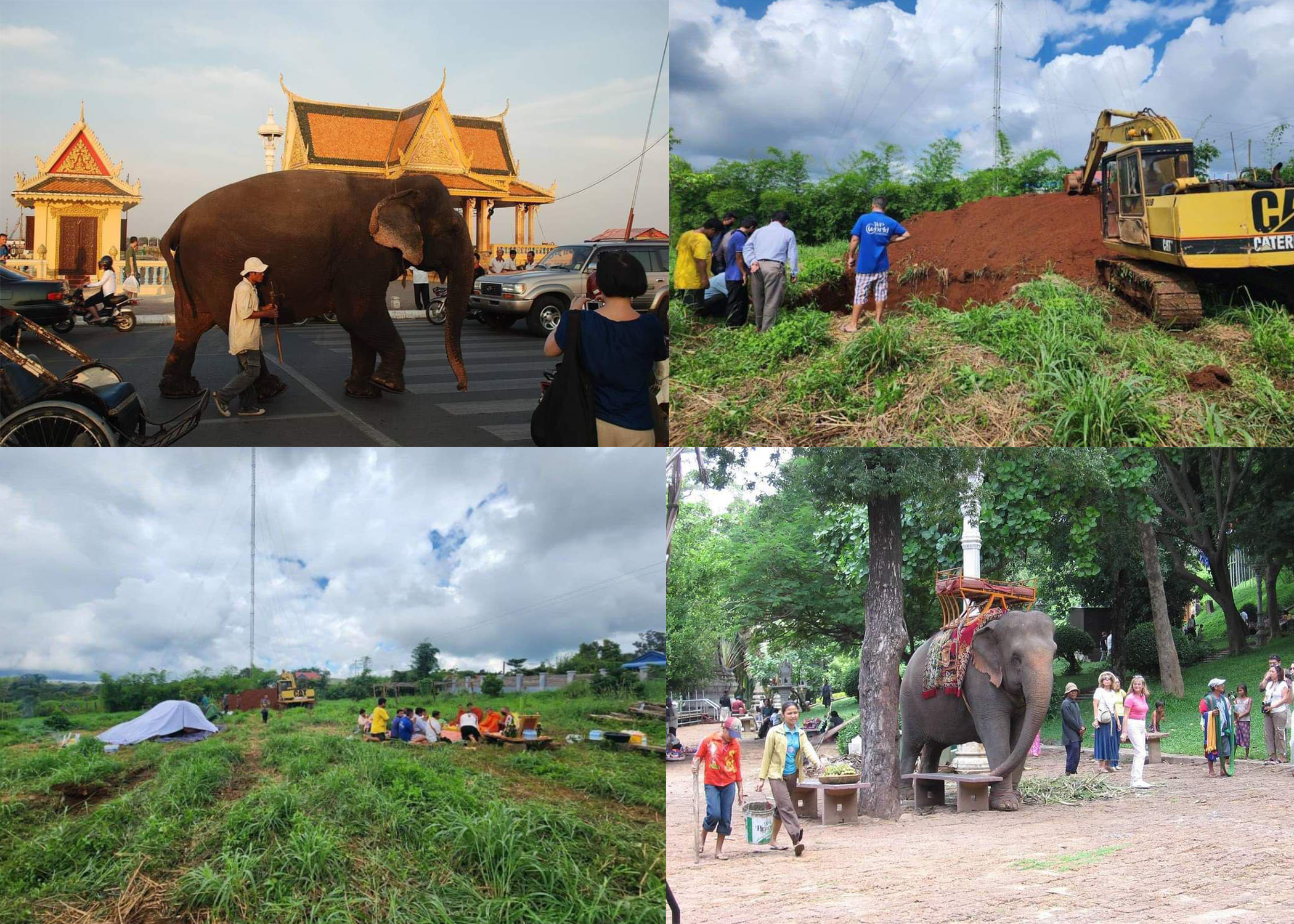 សពសត្វដំរីញីដែលចូលនិវត្តន៍មានឈ្មោះ «សំបូរ» ត្រូវបានប្រារព្ធឡើងតាមបែបប្រពៃណីជនជាតិដើមភាគតិចព្នង នៅខេត្តមណ្ឌលគិរី