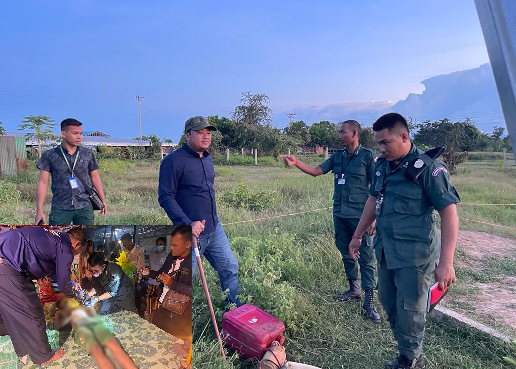 បុរសម្នាក់បានលង់ទឹកស្រះស្លាប់សង្ស័យដើររអិលជើងធ្លាក់ចូលក្នុងស្រះទឹក