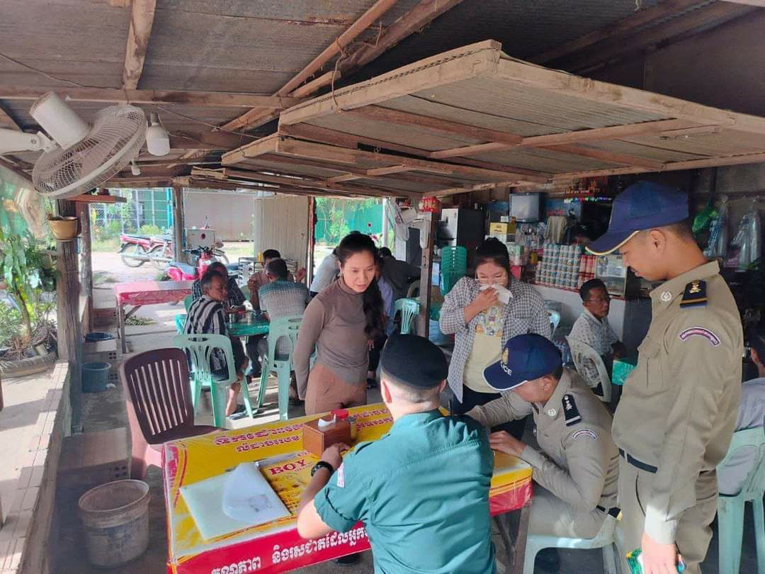 ទីតាំងឆ្នោតឡូតូ៦ទីតាំងត្រូវកម្លាំងនគរបាលខេត្តបង្ក្រាបខេត្តបន្ទាយមានជ័យ