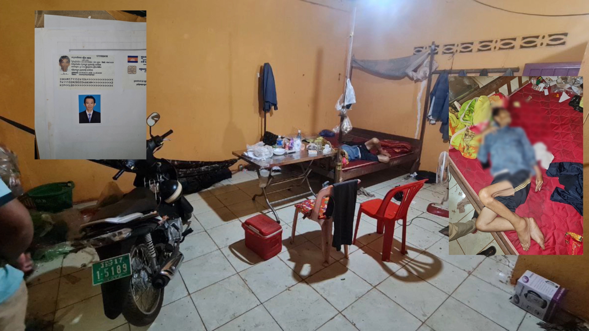 មន្ត្រីវនៃមន្ទីរកសិកម្ម រុក្ខាប្រមាញ់ និងនេសាទខេត្តរតនគិរីម្នាក់ មានជំងឺប្រចាំកាយប្រទះឃើញដេកស្លាប់ក្នុងបន្ទប់ជួបង្កភាពភ្ញាក់ផ្អើល