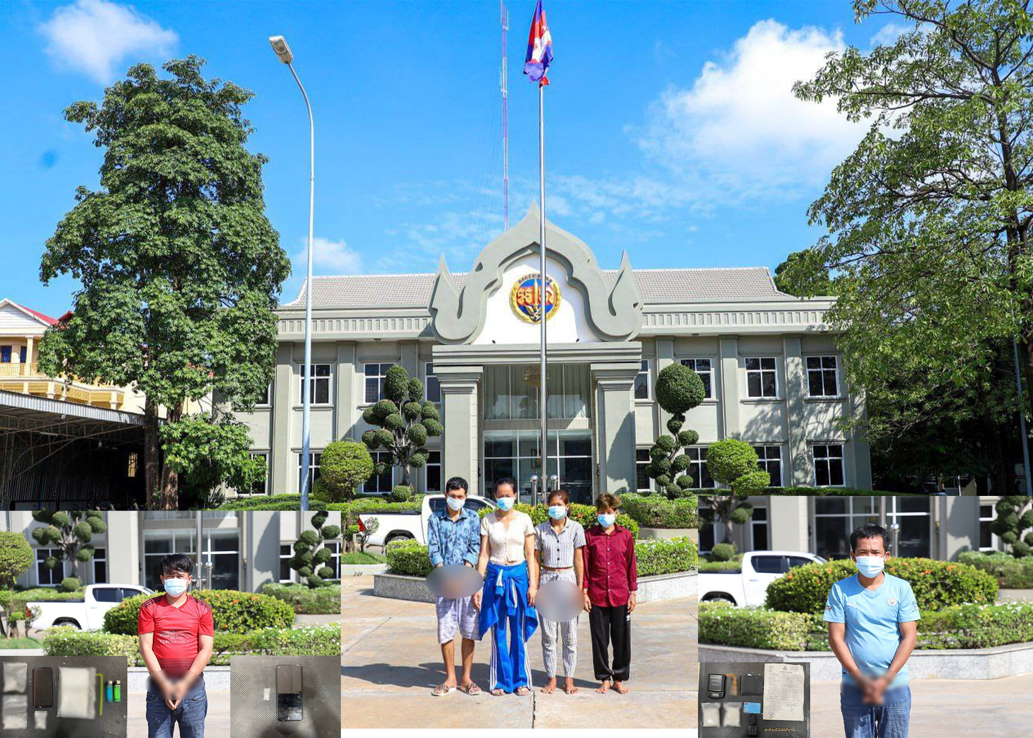 អាវុធហត្ថរាជធានីភ្នំពេញ ឃាត់ខ្លួនសង្ស័យប្រុស-ស្រី ០៦នាក់ បញ្ជូនទៅតុលាការជាបន្តបន្ទាប់ ពាក់ព័ន្ធករណីគ្រឿងញៀន!