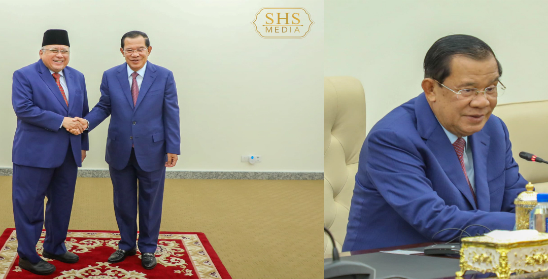 សម្តេចតេជោ ហ៊ុន សែន អនុញ្ញាតឲ្យឯកឧត្តម Dato Ahmad Azam Bin Abrahman បេសកជនពិសេសនាយករដ្ឋមន្ត្រីម៉ាឡេស៊ី ចូលជួបសំដែងការគួរសម និងពិភាក្សាការងារ