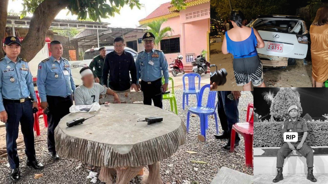 Update: លោក ពិសិដ្ឋ រតនា ប្រធានការិយាល័យលេខា ក្រុមប្រឹក្សាស្រុកកៀនស្វាយ សង្ស័យជាអ្នកបើកបររថយន្ត Lexus 350 ជួបគ្រោះថ្នាក់ចរចរណ៍បណ្តាលឱ្យមន្ត្រីនគរបាល ០២នាក់ ស្លាប់ និងរបួសបួស ០៣នាក់ បានចូលខ្លួនមកបំភ្លឺ