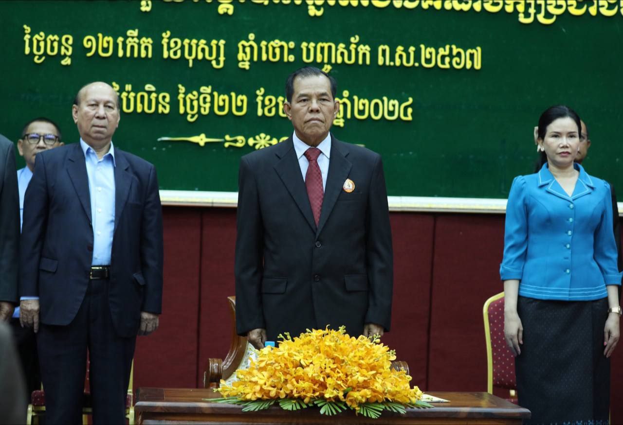 ឯកឧត្តម អ៊ី ឈាន អញ្ជើញជួបសំណេះសំណាលនិងប្រកាសសមាភាពបេក្ខជនឈរឈ្មោះបោះឆ្នោតជ្រើសតាំងសមាជិកព្រឹទ្ធ នីតិកាលទី៥ ភូមិភាគទី៤