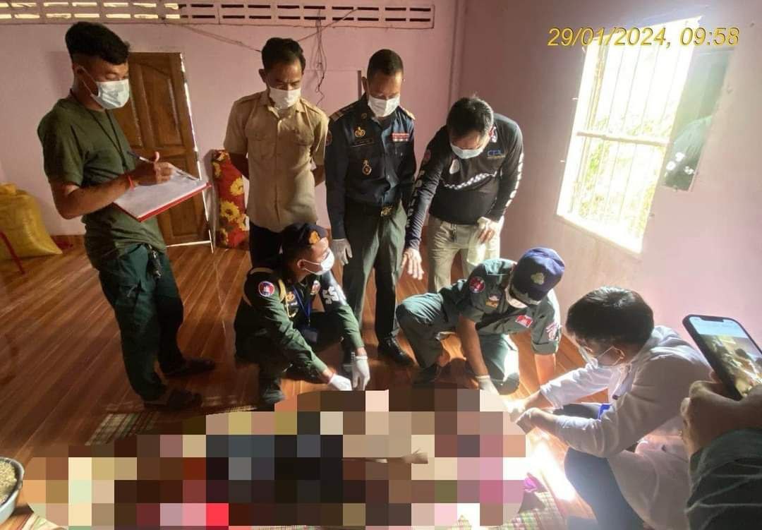 ខឹងប្តីប្រមឹកផឹកជាប្រចាំមិនគិតរកស៊ីចិញ្ចឹមគ្រួសារប្រពន្ធលើដៃប្រហារផ្តាច់ជីវិត