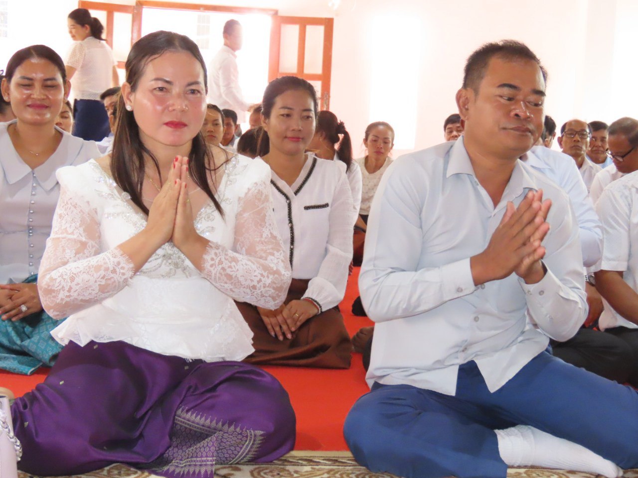 រដ្ឋបាលស្រុករមាសហែក រៀបចំពិធី សូត្រមន្តប្រោះព្រំសុំសេចក្ដីសុខសប្បាយ ដើម្បីឡើង អគាររដ្ឋបាលនិងសាលប្រជុំ ដ៏ថ្មីស្រឡាង