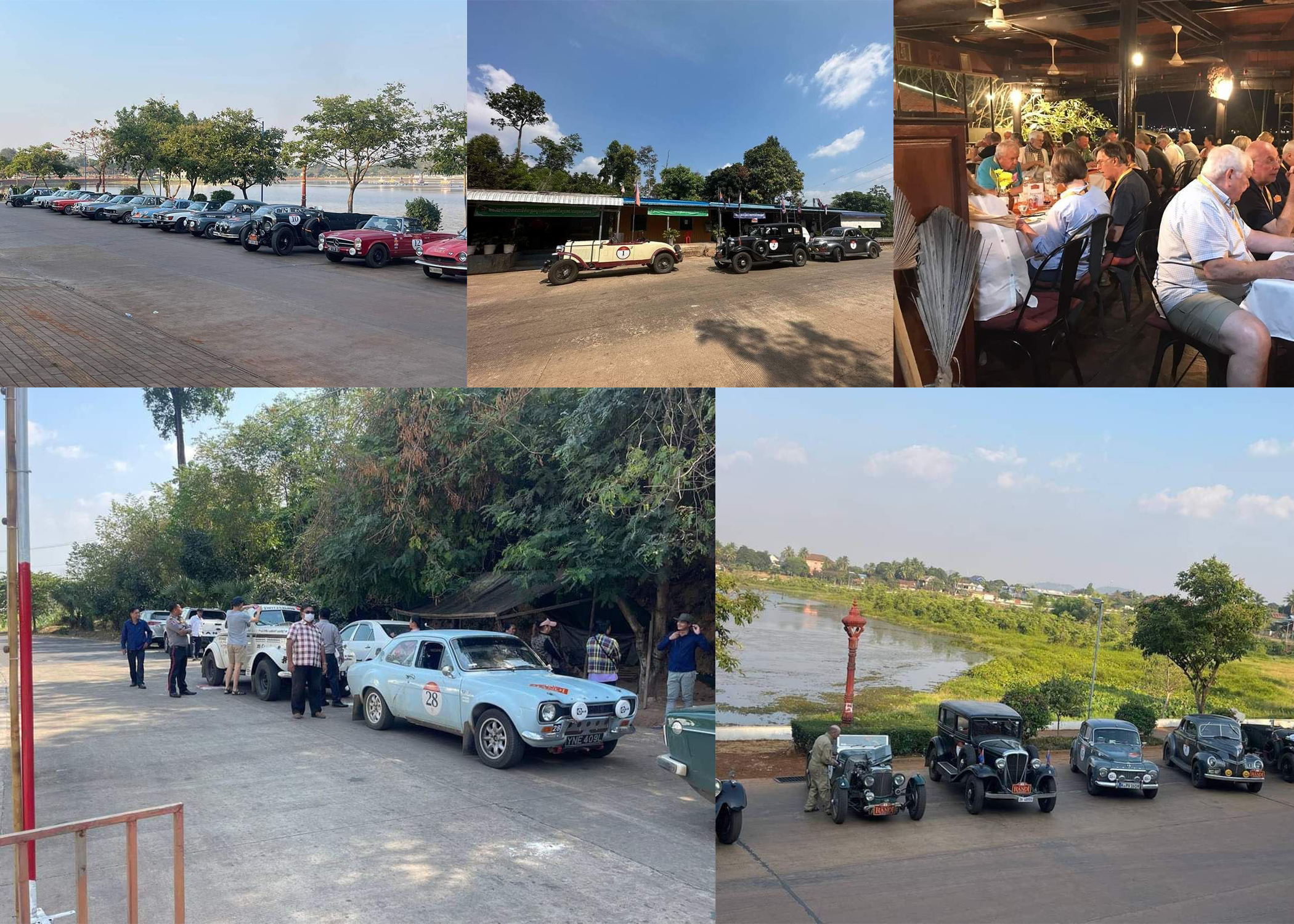 ពិតជាប្លែក! ក្រុមអ្នកទេសចរអឺរ៉ុប ជិះរថយន្តបុរាណ ប្រភេទ Classic and Vintage Car Rally ចូកមកកម្សាន្តនៅកម្ពុជា