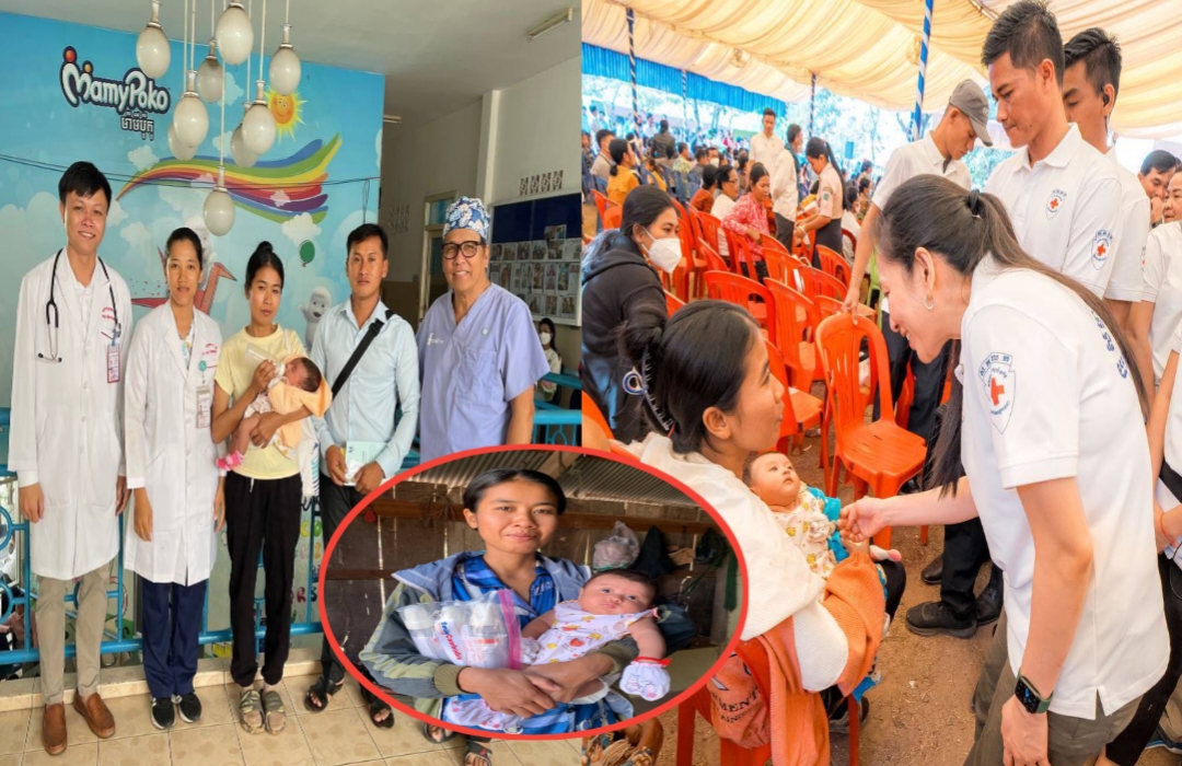 រំភើបចិត្តណាស់! ទារិកា លី ធីតា អាយុ ២ខែ មិនប្រក្រតីនៃក្រអូបមាត់ ដែលធ្វើឱ្យពិបាកបៅ ត្រូវបានក្រុមគ្រូពេទ្យស្ម័គ្រចិត្តយុវជនសម្តេតេជោ (TYDA) ជួយព្យាយបាល