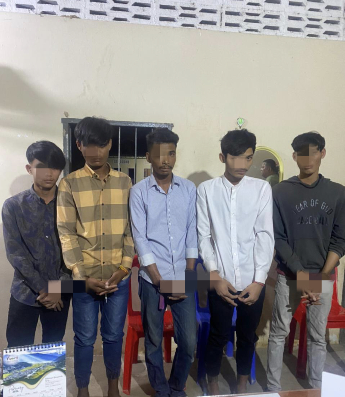 សមត្ថកិច្ចឃាត់ជនសង្ស័យ៥នាក់ករណីជិះម៉ូតូដេញកាប់ ប្លន់យកម៉ូតូបានសម្រេច