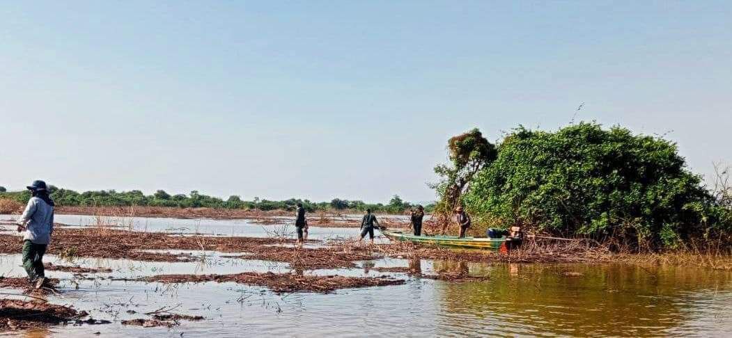 ដីព្រៃលិចទឹកតំបន់៣ជិត១០០ហិកតា នៅក្នុងឃុំពាមឆ្កោកស្រុកជលគីរីត្រូវបានគេលួចឈូសឆាយក្នុងឆ្នាំ២០២៣ថ្មីៗនេះ និងយកស្រូវទៅលួចព្រួស ត្រូវបានរដ្ឋបាលស្រុកជលគីរីចុះបង្ក្រាប