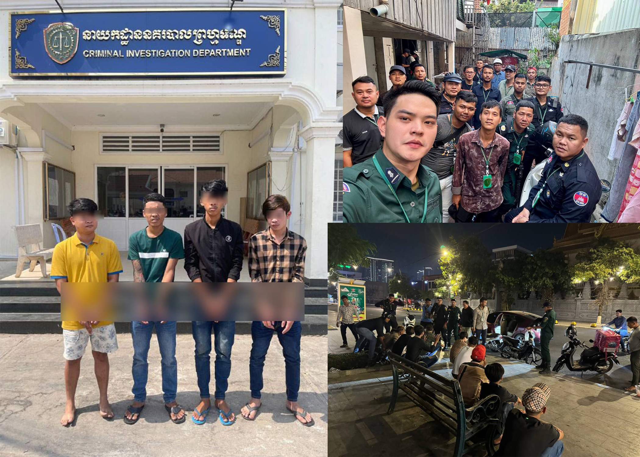 ក្រុមក្មេងទំនើងរហ័សនាម «RSK» វាយកាប់ចាក់គ្នានៅខណ្ឌបឹងកេងកង សមត្ថកិច្ចបញ្ជូនជនដៃដល់ ចំនូន ០៤នាក់ បញ្ជូនទៅតុលាការ