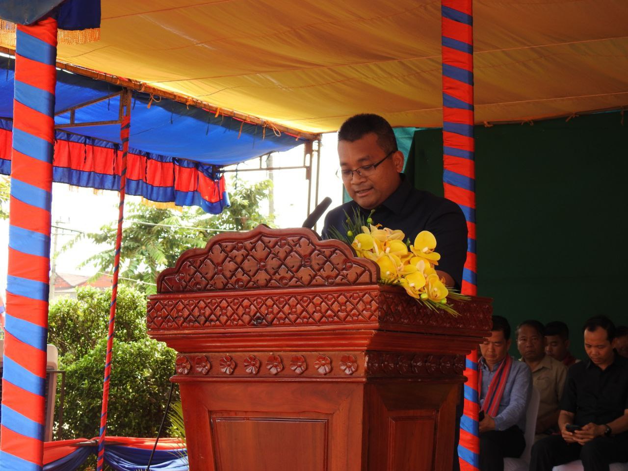 ឯកឧត្តមប៉េង ពោធិ៍នា អញ្ជើញចុះជួបសំណេះសំណាលជាមួយមន្រ្តីរាជការនៃមន្ទីរសាធារណការនិងដឹកជញ្ជូនខេត្តរតនគិរី