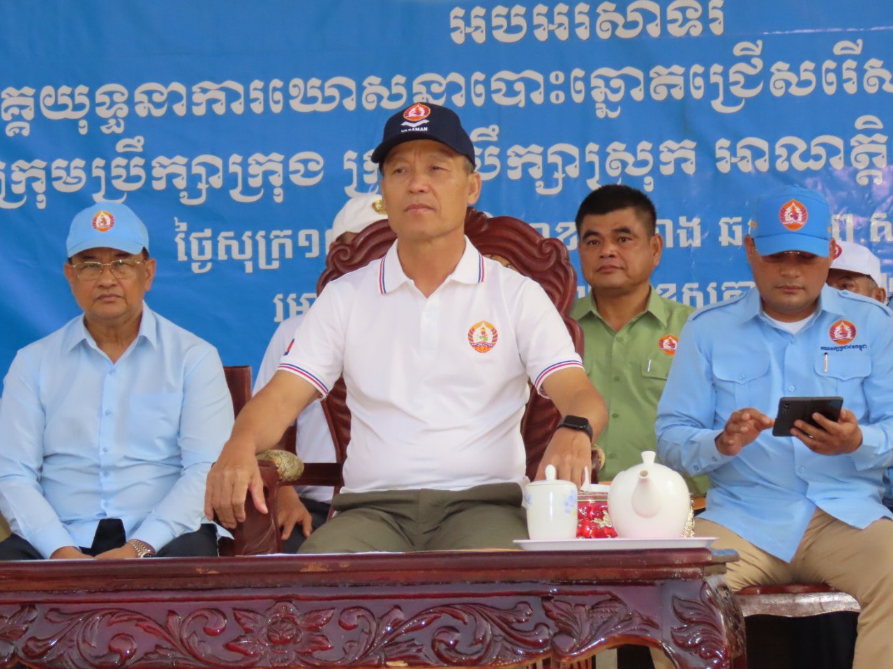 លោក សៅ សុខា អញ្ជើញបើកយុទ្ធនាការឃោសនាបោះឆ្នោត ជ្រើសរើសក្រុមប្រឹក្សារាជធានី ខេត្ត ក្រុង ស្រុក ខណ្ឌ អាណត្តិទី៤ នៅស្រុករមាសហែក