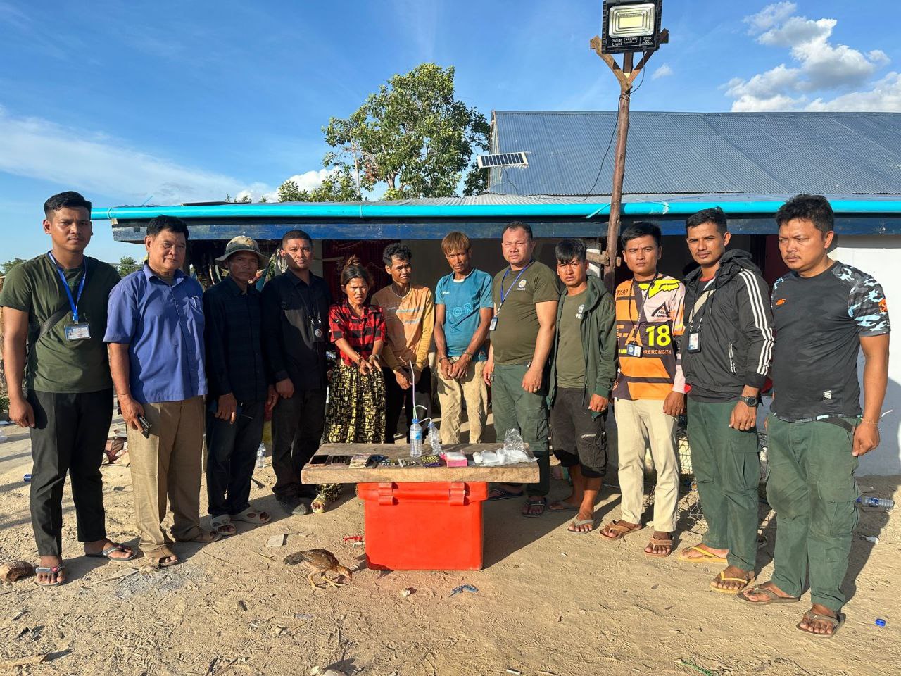 កម្លាំងសមត្ថកិច្ចនគរបាលស្រុកបាកានចុះបង្រ្កាបមុខសញ្ញាជួញដូរ រក្សាទុក និងប្រើប្រាស់នូវសារធាតុញៀនខុសច្បាប់