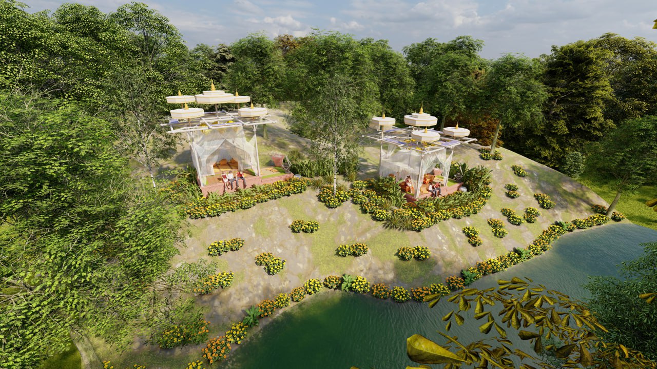 គោលដៅលំហែបៃតងចាប់ផ្តើមចេញជារូបរាងហើយនៅលើភ្នំគូលែន