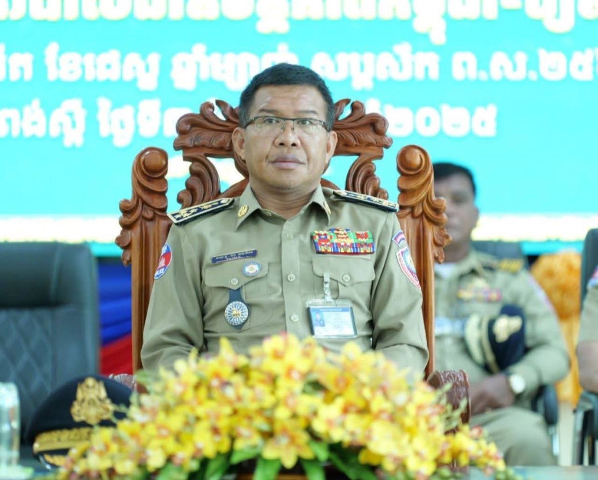 ឯកឧត្តម នាយឧត្តមសេនីយ៍ សាស្ត្រាចារ្យ ឯក មនោសែន អញ្ជើញជាអធិបតីក្នុងពិធីសំណេះសំណាល និងតម្រង់ទិសដល់សិក្ខាកាមចំនួនបីវគ្គ