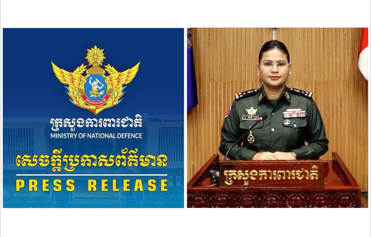 ក្តៅៗ កងទ័ពថៃបានបើកការបាញ់ប្រហារមកលើកងទ័ពកម្ពុជាមុន ហើយកងទ័ពកម្ពុជាបានប្រើប្រាស់សិទ្ធិការពារខ្លួនក្នុងអធិបតេយ្យ និងបូរណភាពទឹកដីរបស់ខ្លួនប្រឆាំងនឹងការឈ្លានពាន