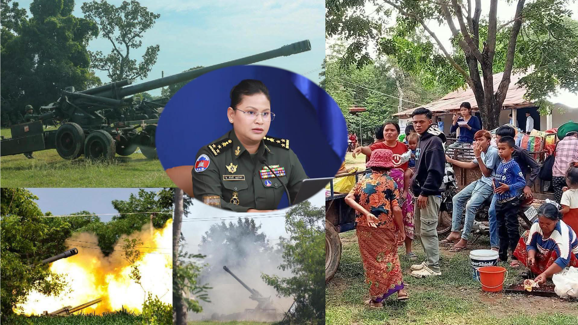កងទ័ពថៃ បើកបាញ់ប្រហារដោយកាំភ្លើងធំ ដោយប្រើប្រាស់ដ្រូន និងយន្តហោះទម្លាក់គ្រាប់បែកចង្កោមស្រោចចូលទឹកដីរបស់កម្ពុជា ចាប់តាំងពីម៉ោង២រំលងអធ្រាត្រ រហូតដល់ព្រឹកនេះ