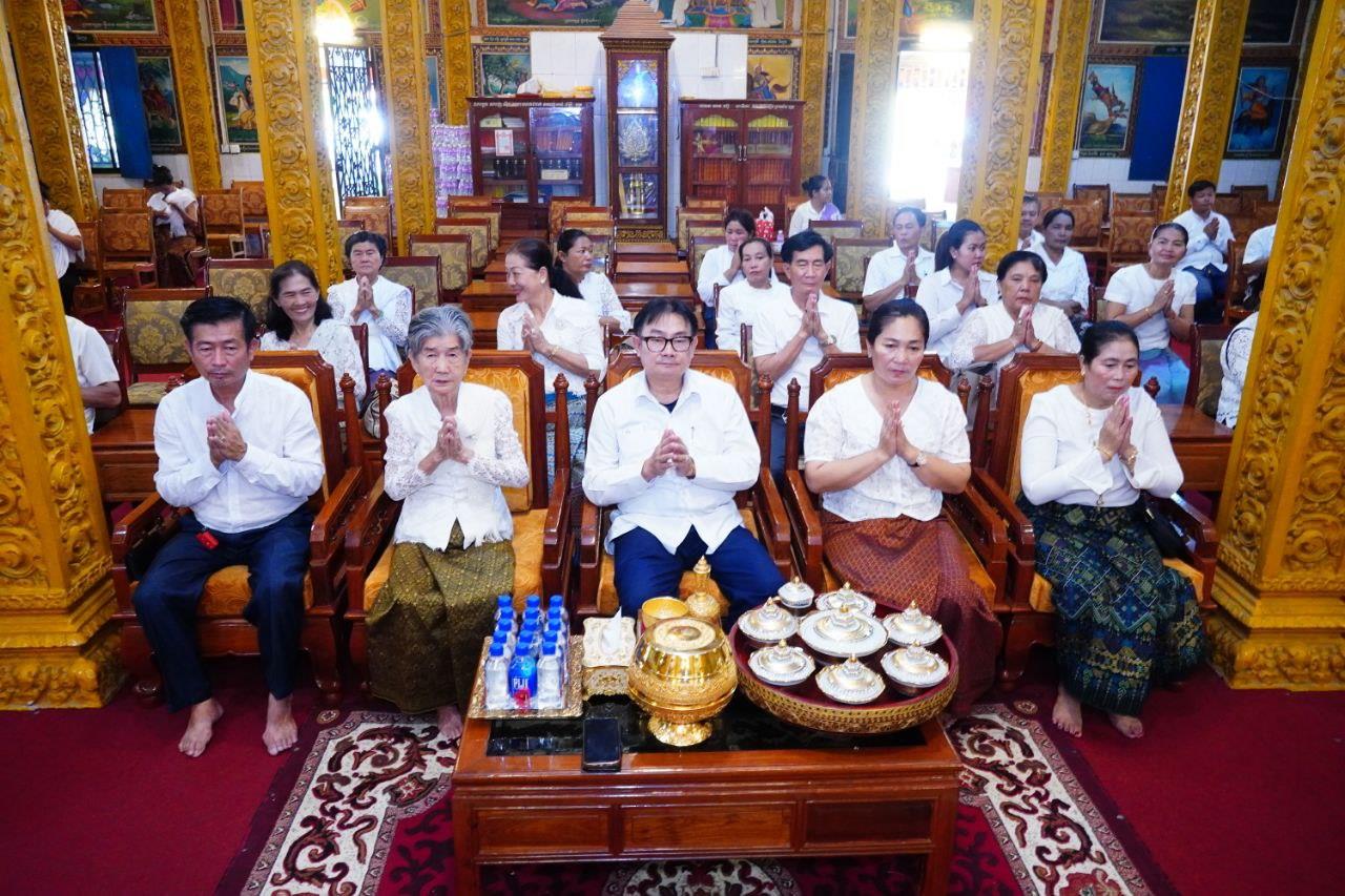 ប្រធានមន្ទីរសាធារណការខេត្តកណ្តាល៖ បើគ្មានសន្តិភាព យើងមិនអាចមានឱកាសមកធ្វើបុណ្យបានឡើយ