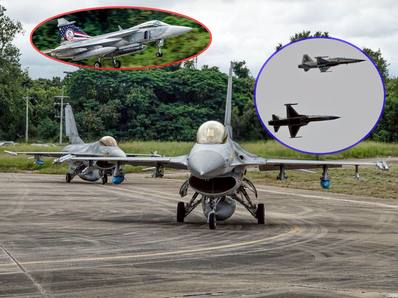 ថៃចាប់ផ្ដើមបង្អួតសាច់ដុំទ័ពអាកាសទំនើប ស្របពេលទាហានខ្លួនទើបតែរងគ្រោះដោយសារគ្រាប់មីននៅតំបន់ព្រំដែន