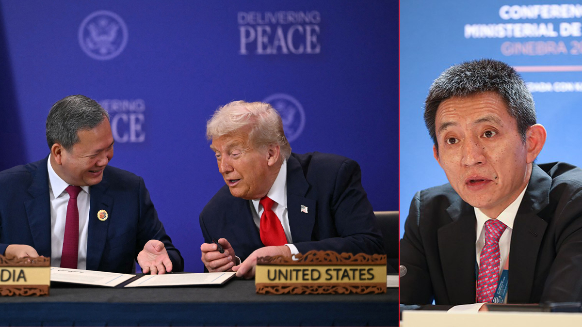 ចិនទាមទារឱ្យកម្ពុជា និងម៉ាឡេស៊ីបញ្ជាក់ឱ្យច្បាស់អំពីកិច្ចព្រមព្រៀងពាណិជ្ជកម្មជាមួយ សហរដ្ឋអាមេរិក