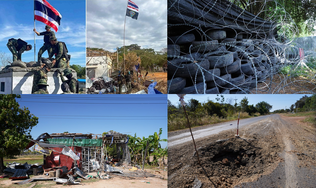 សង្គ្រាមឈ្លានពានរបស់ទាហានថៃ បំផ្លាញជីវភាពប្រជាពលរដ្ឋ និងរំលោភច្បាប់អន្តរជាតិ នៅបឹងត្រកួន