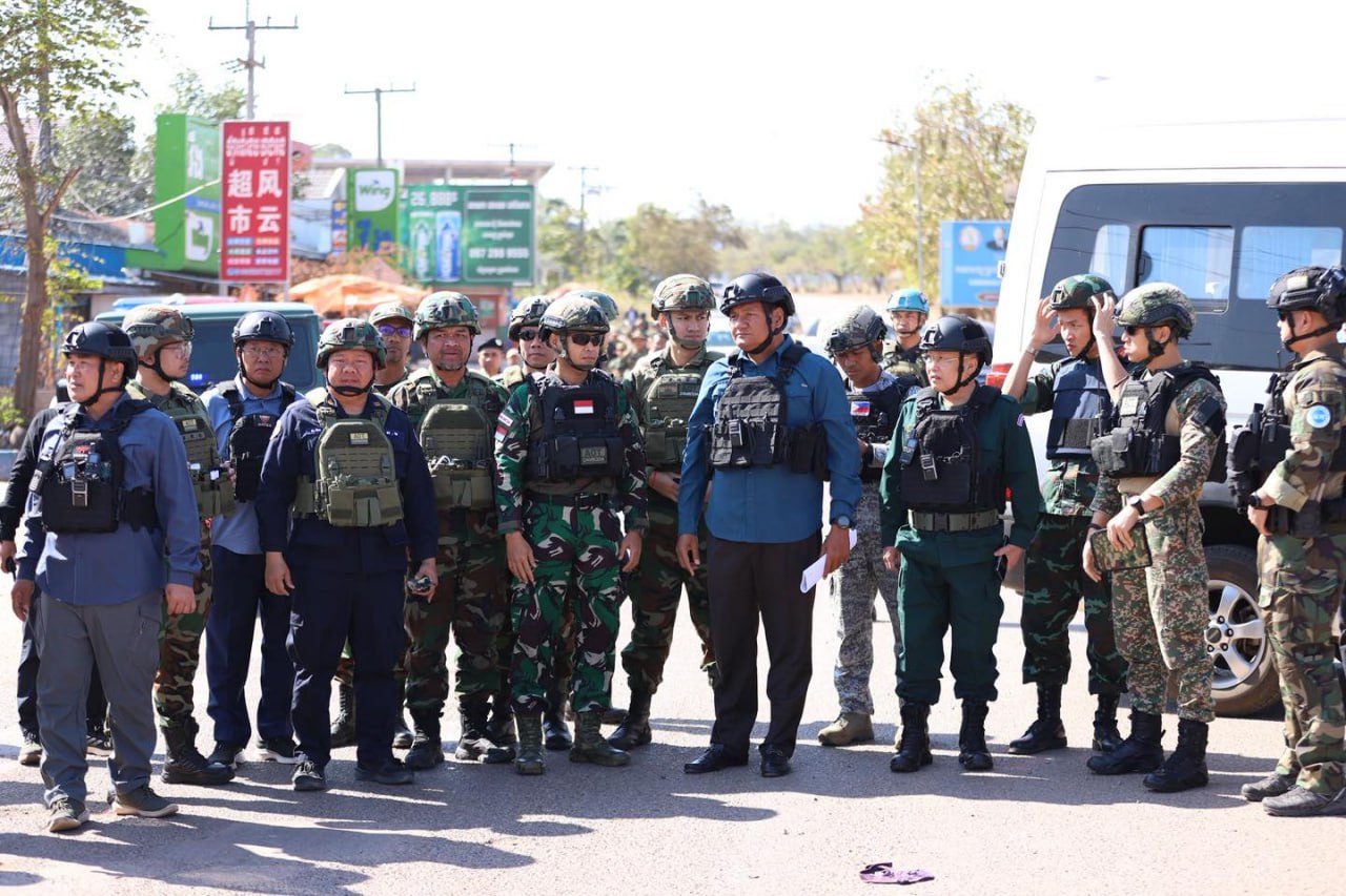 ក្រុមការងារ AOT ពិនិត្យផលប៉ះពាល់ពីការវាយប្រហាររបស់យោធាថៃលើច្រកអន្តរជាតិអូរស្មាច់