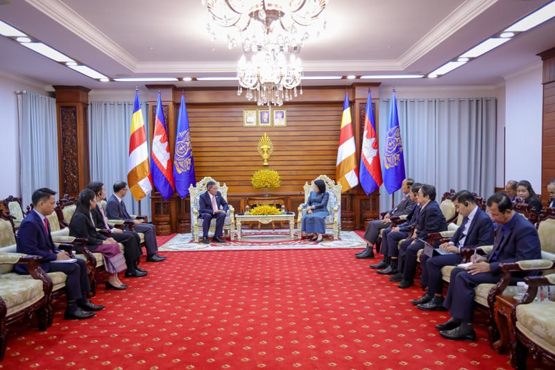 សម្តេចប្រធានរដ្ឋសភា៖ «ទំនាក់ទំនង កម្ពុជា-ឡាវ ឈរលើស្មារតីសាមគ្គីភាពយូរអង្វែង គោរពគ្នា និងផលប្រយោជន៍ទៅវិញទៅមក»