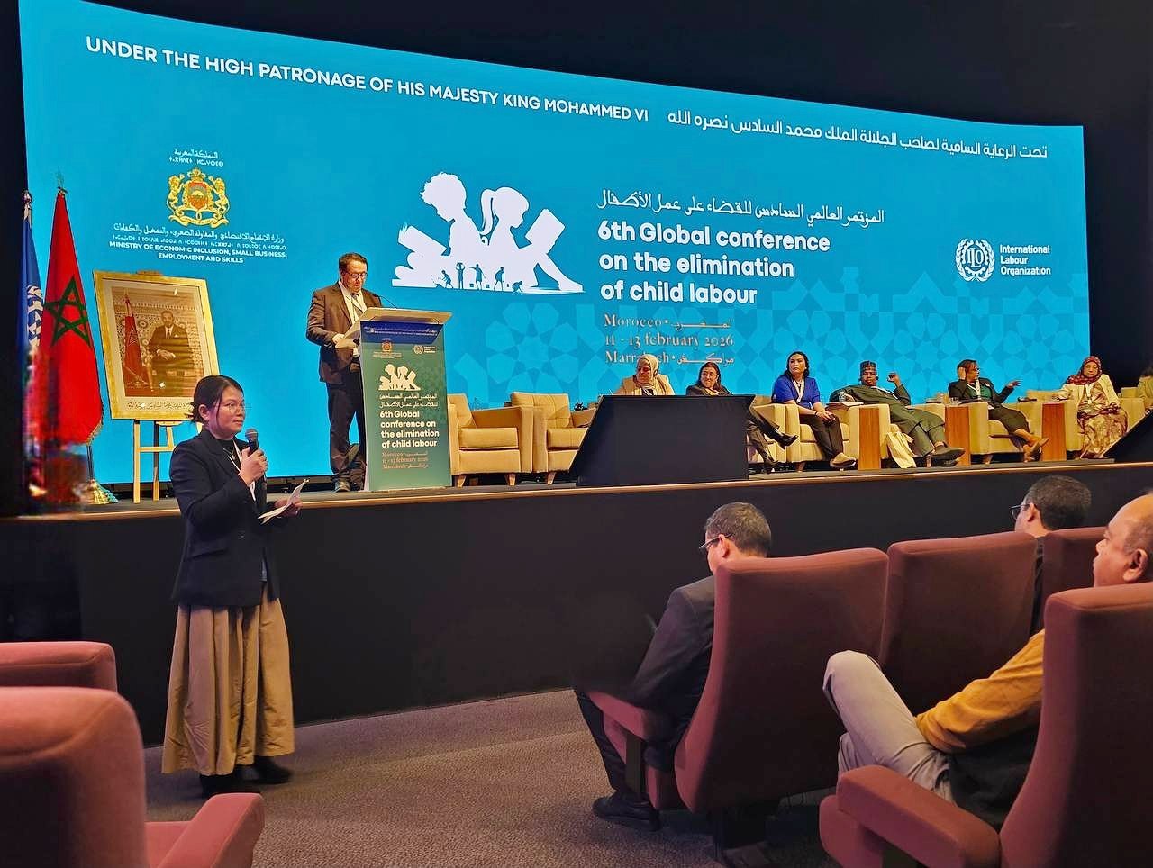 មន្រ្តីជាន់ខ្ពស់ក្រសួងការងារដឹកនាំប្រតិភូត្រីភាគីចូលរួមសន្និសីទសកលលើកទី៦ ស្តីពីការលុបបំបាត់ពលកម្មកុមារ នៅប្រទេសម៉ារ៉ុក